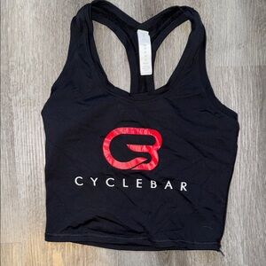 CycleBar Women's Black Racerback Top